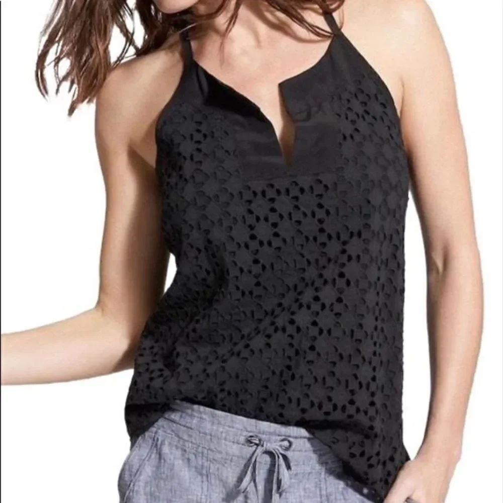 Athleta Eyelet Dunes Tank